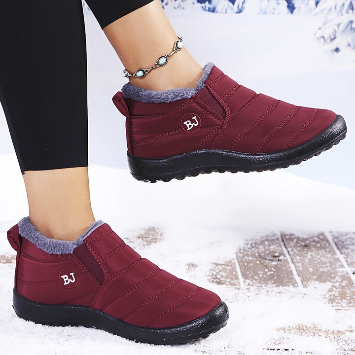 Eloise - Cozy Winter Slip-On Boots