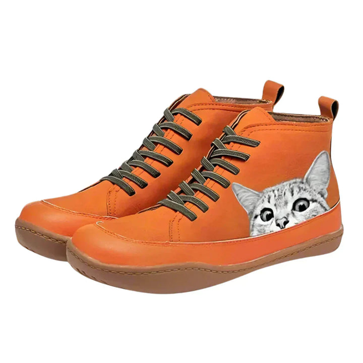Kahlani – Chic Cat Lover Ankle Boots