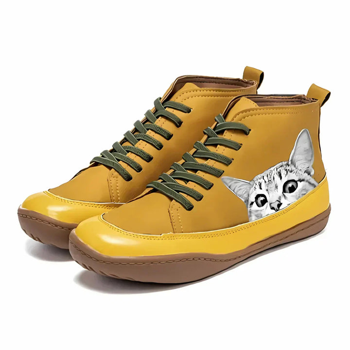 Kahlani – Chic Cat Lover Ankle Boots