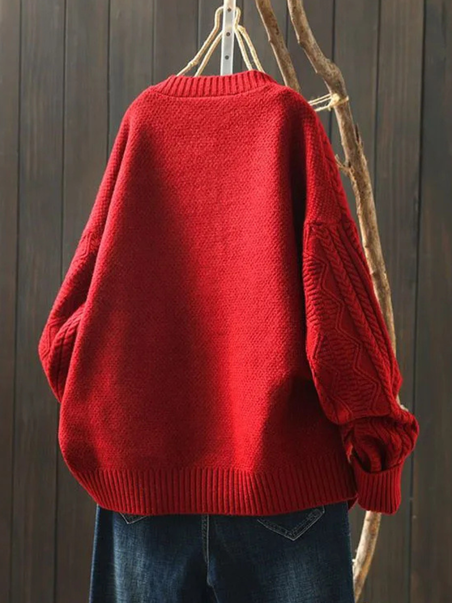 Solenn - Elegant Knit Button Cardigan
