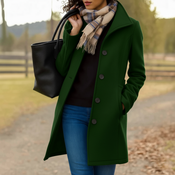 Taylor - Classic Mid-Length Button Coat