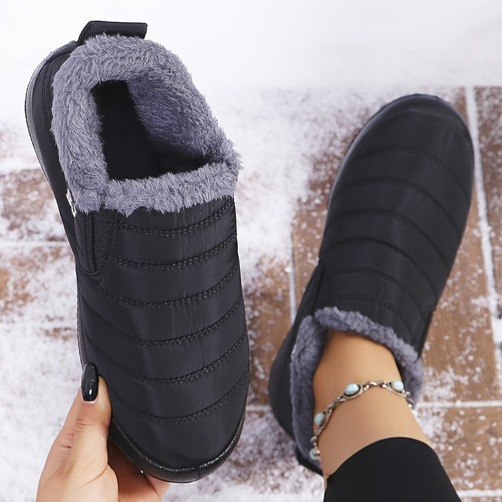 Eloise - Cozy Winter Slip-On Boots