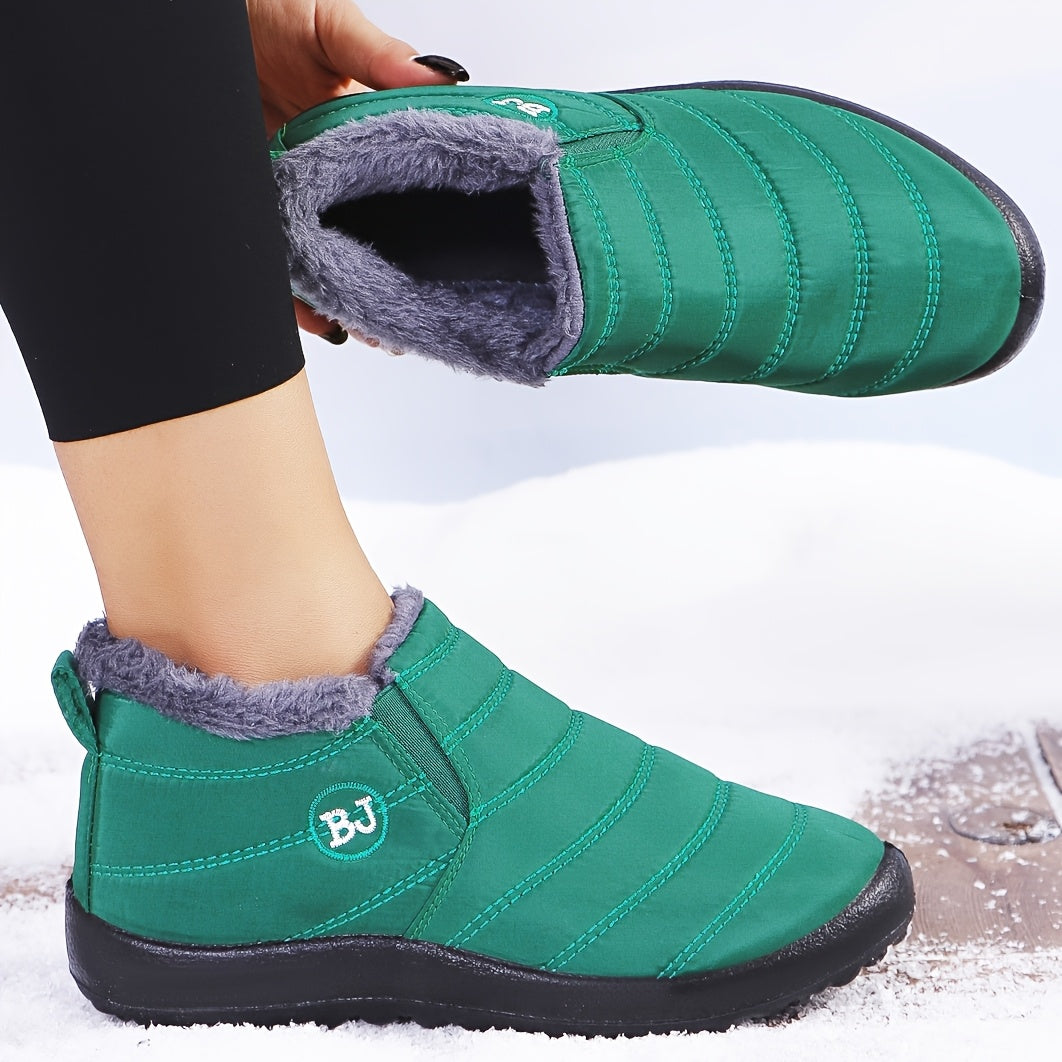 Eloise - Cozy Winter Slip-On Boots