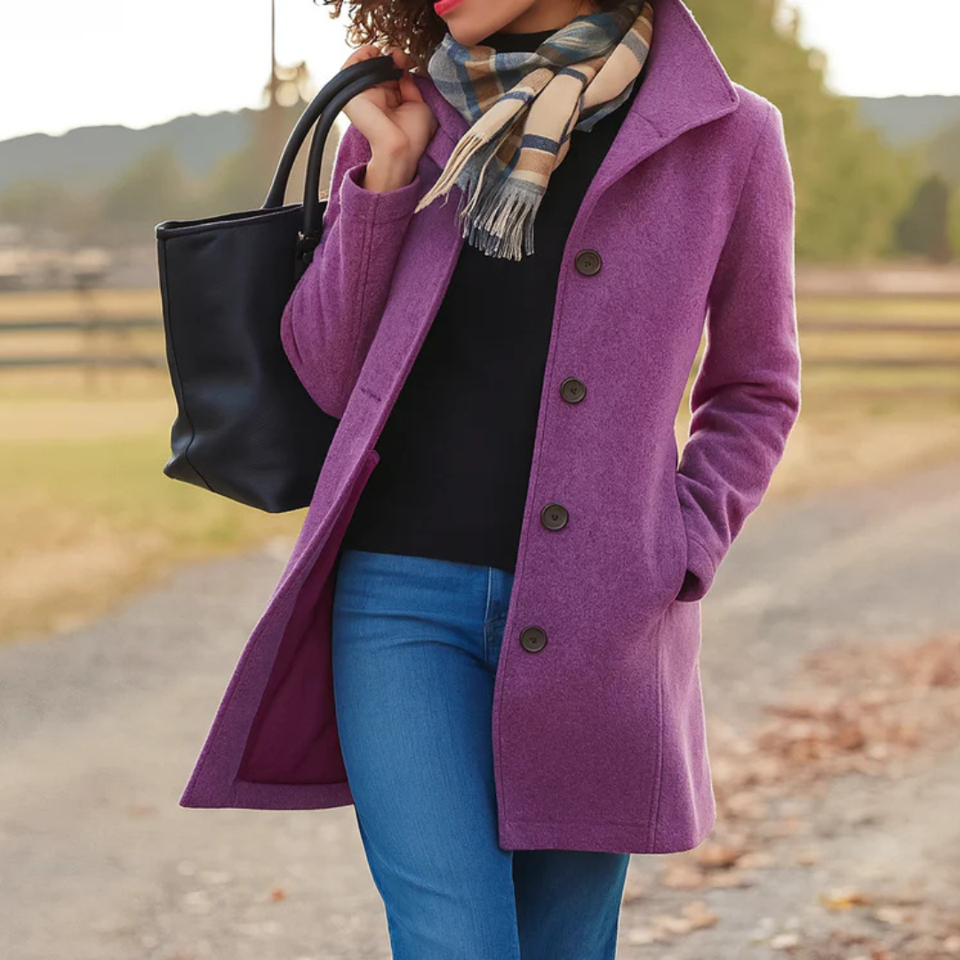 Taylor - Classic Mid-Length Button Coat