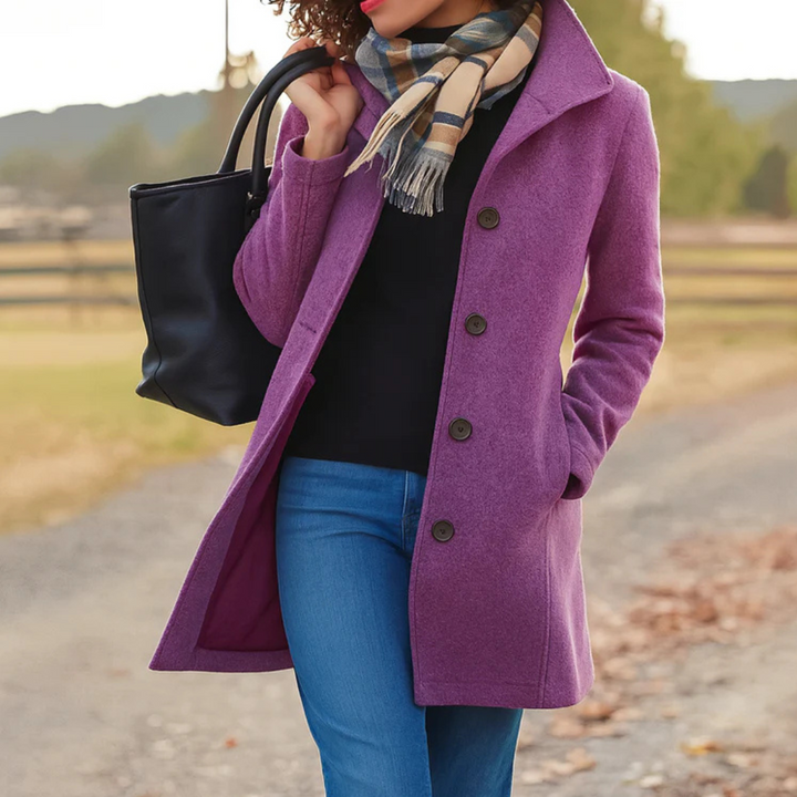 Taylor - Classic Mid-Length Button Coat