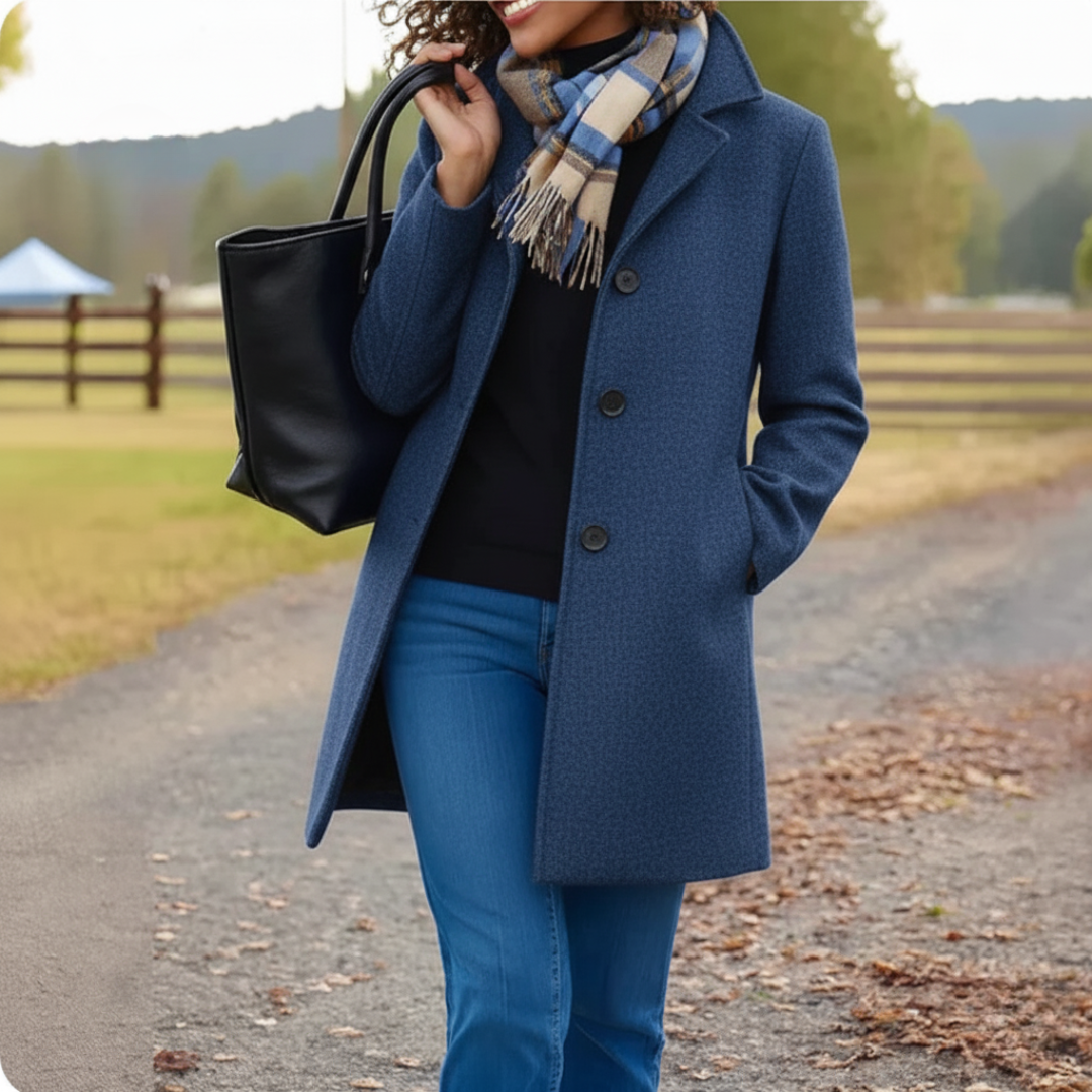 Taylor - Classic Mid-Length Button Coat