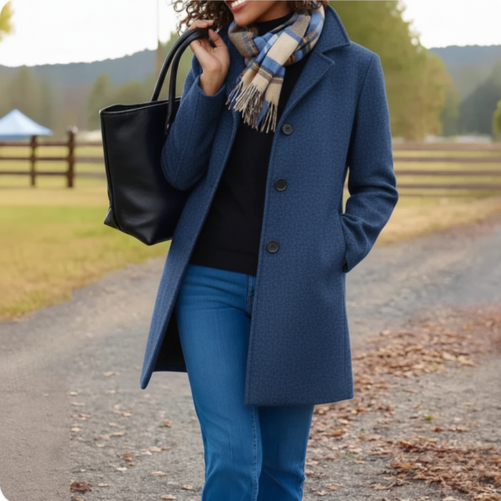 Taylor - Classic Mid-Length Button Coat