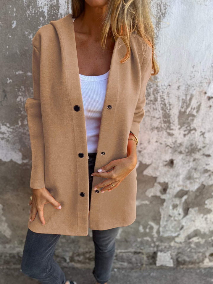 Lindsay – Button-Up Comfort Jacket with Pockets