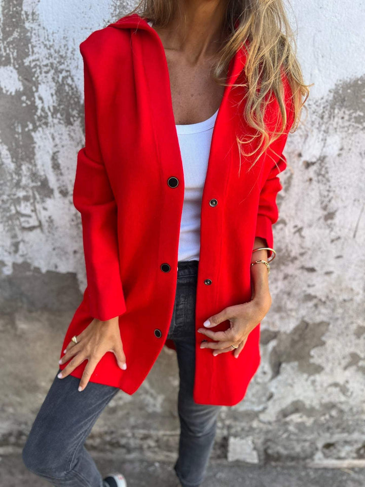 Lindsay – Button-Up Comfort Jacket with Pockets