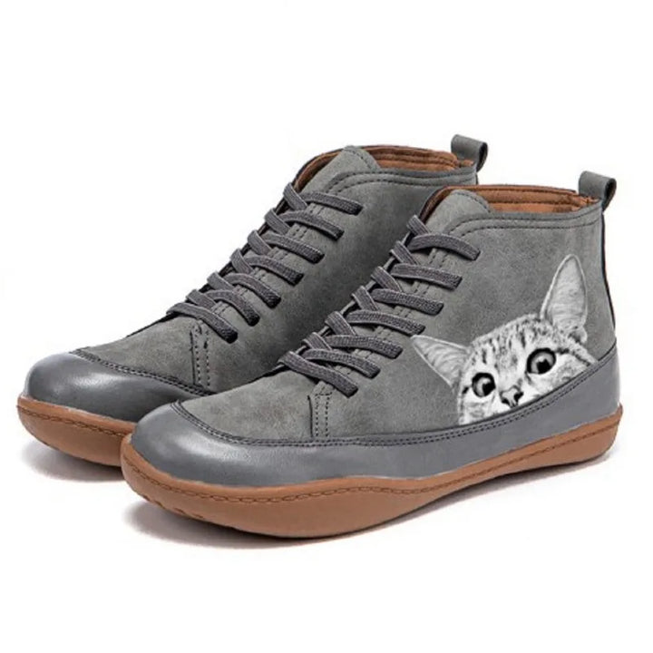 Kahlani – Chic Cat Lover Ankle Boots