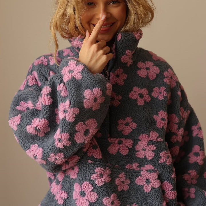 Chloé - Boho Style Fleece Sweater