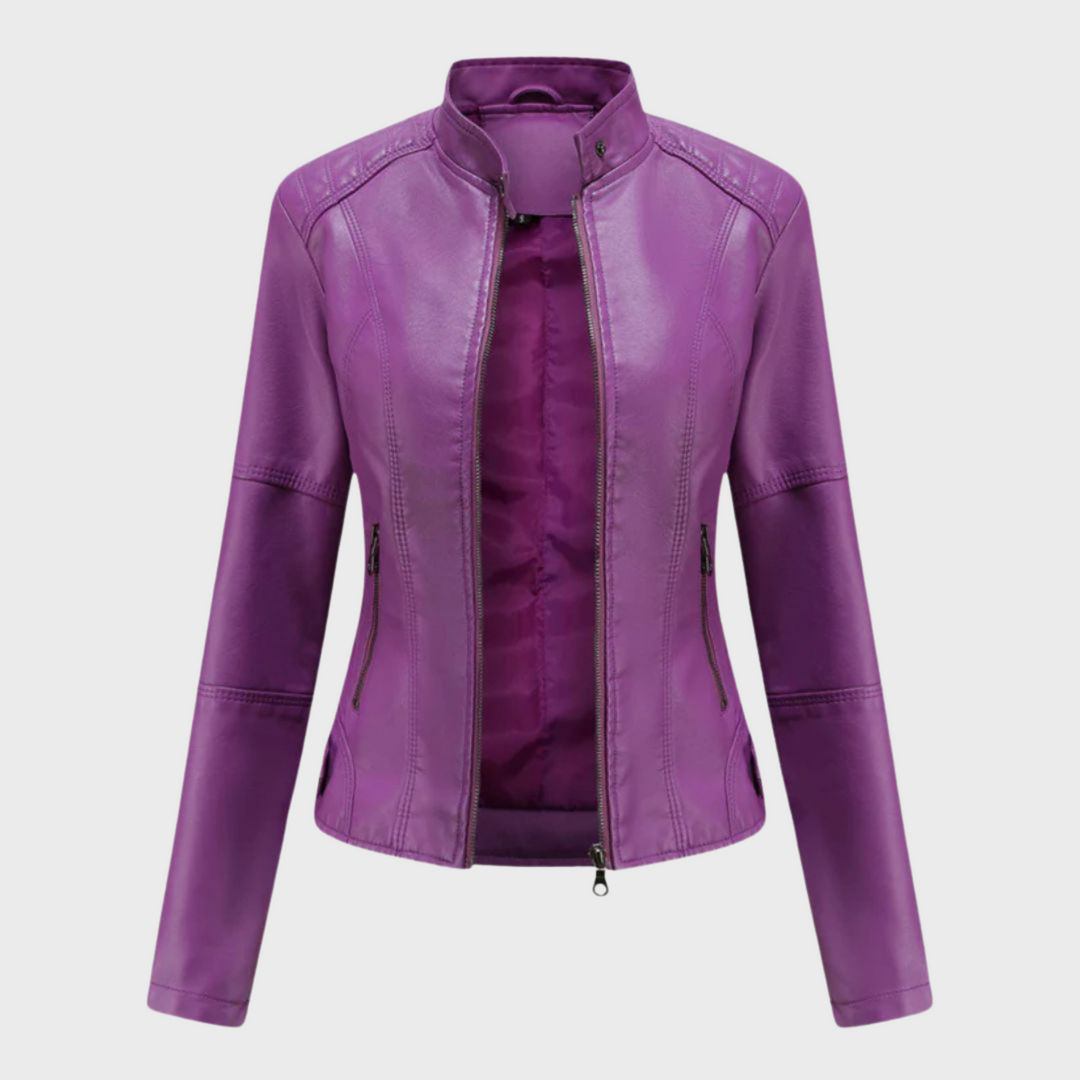Sophia - Casual Leather Jacket