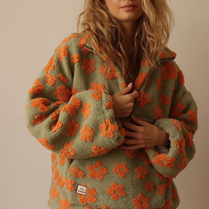 Chloé - Boho Style Fleece Sweater