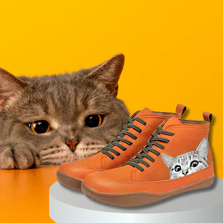 Kahlani – Chic Cat Lover Ankle Boots