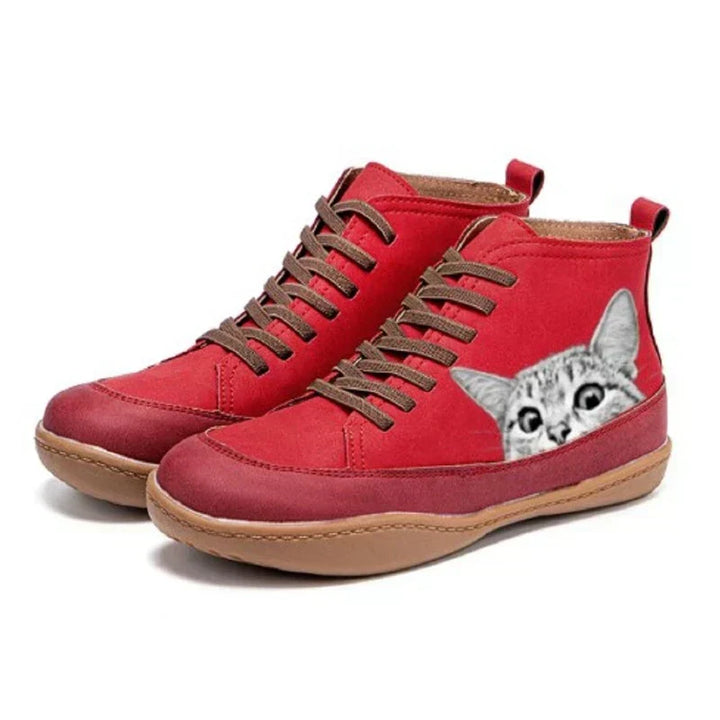 Kahlani – Chic Cat Lover Ankle Boots
