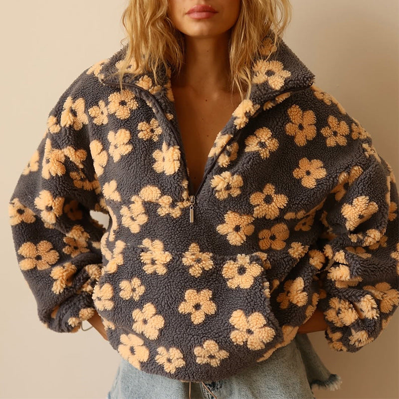 Chloé - Boho Style Fleece Sweater