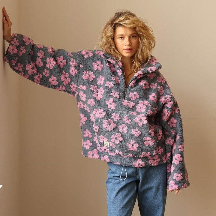 Chloé - Boho Style Fleece Sweater