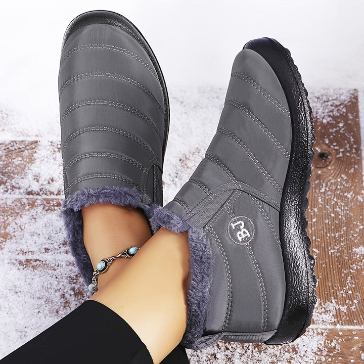 Eloise - Cozy Winter Slip-On Boots