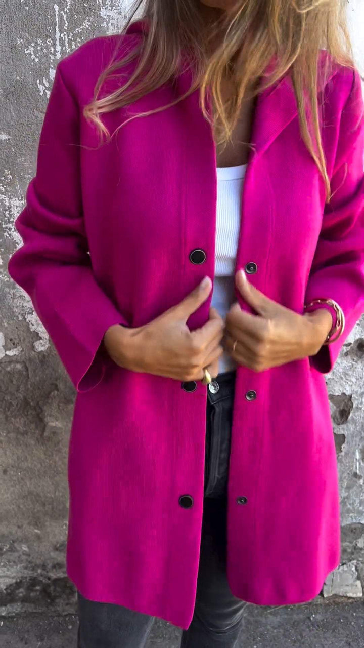 Lindsay – Button-Up Comfort Jacket with Pockets