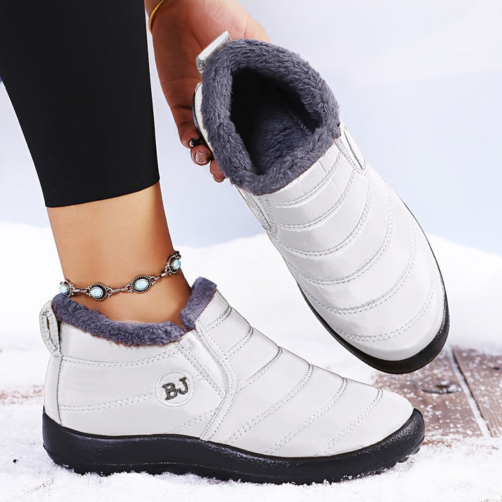 Eloise - Cozy Winter Slip-On Boots