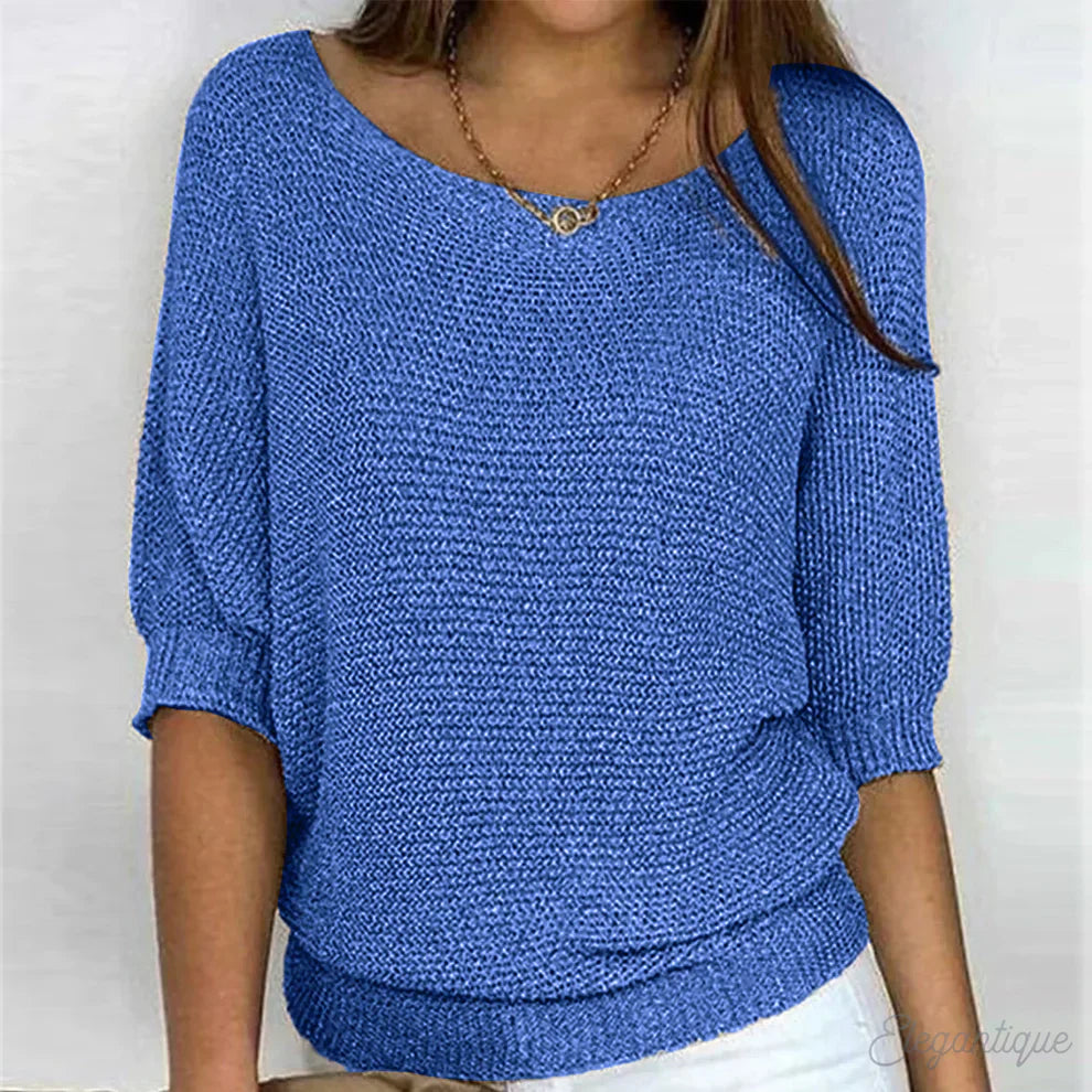 Julie - Relaxed Knit Top