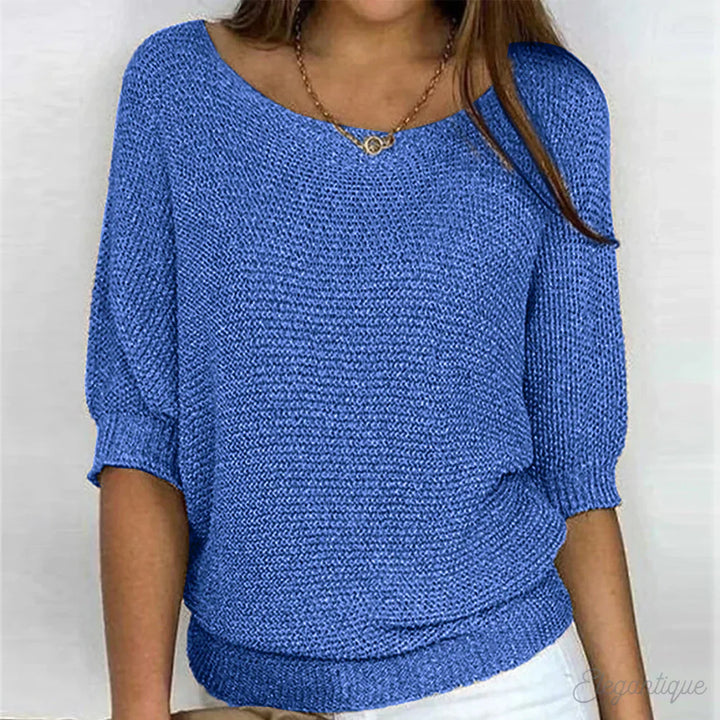 Julie - Relaxed Knit Top