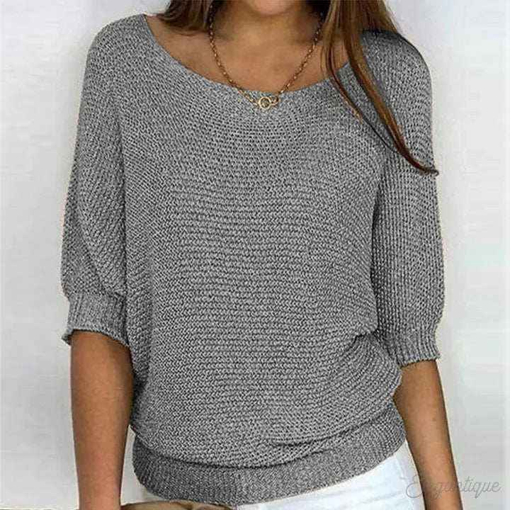 Julie - Relaxed Knit Top