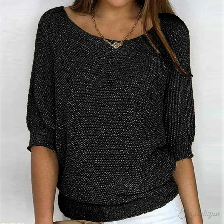 Julie - Relaxed Knit Top