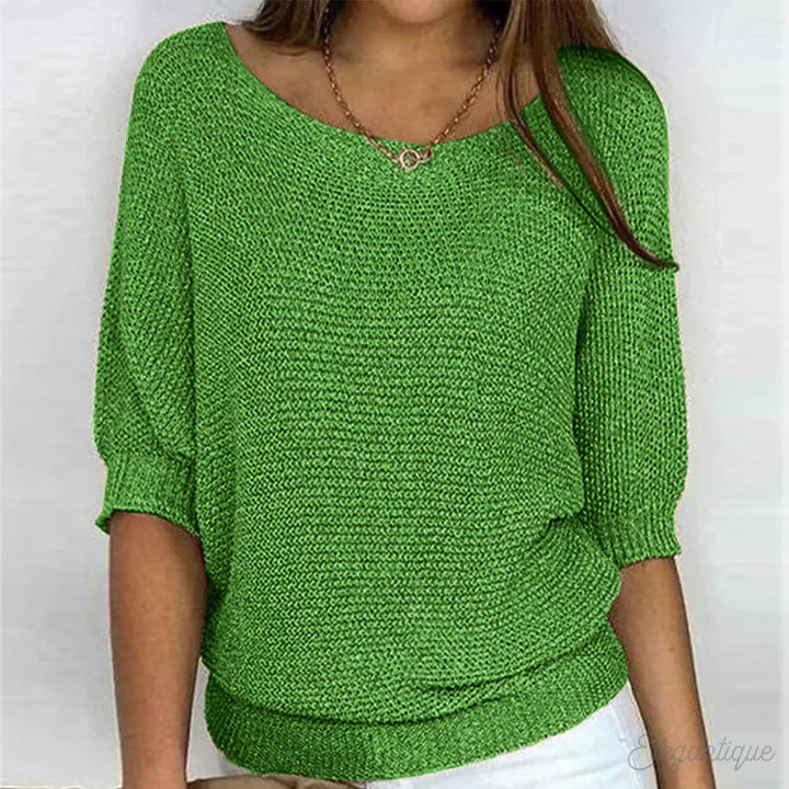 Julie - Relaxed Knit Top