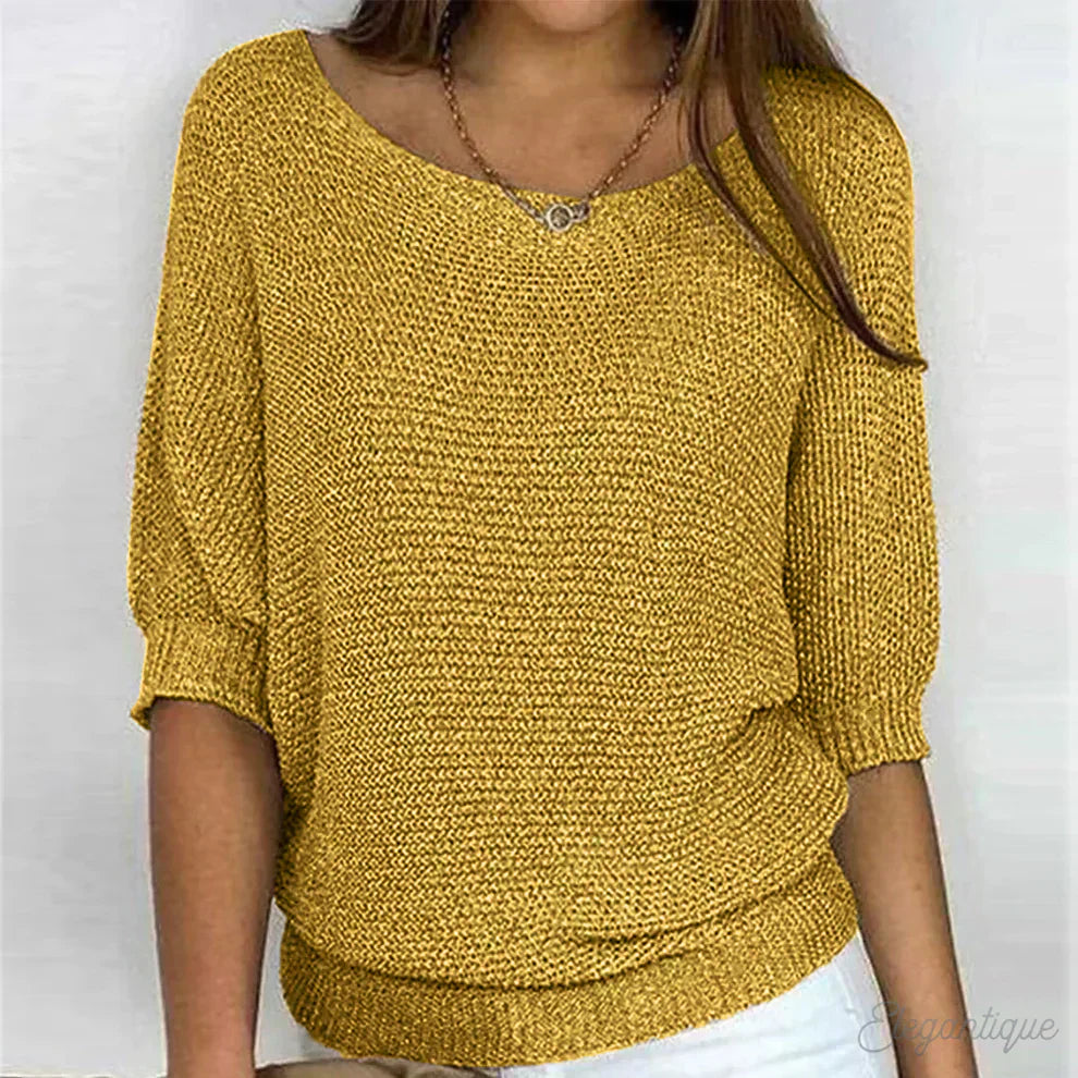 Julie - Relaxed Knit Top