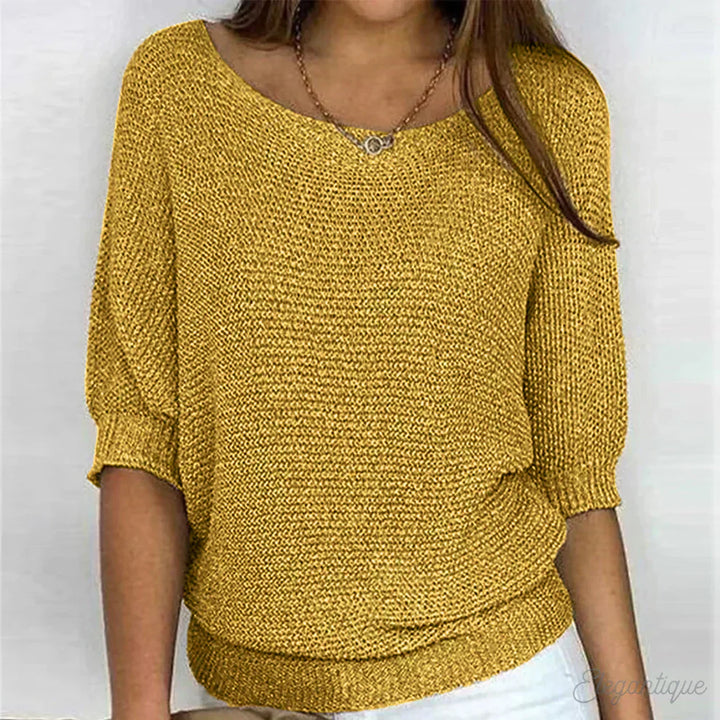 Julie - Relaxed Knit Top