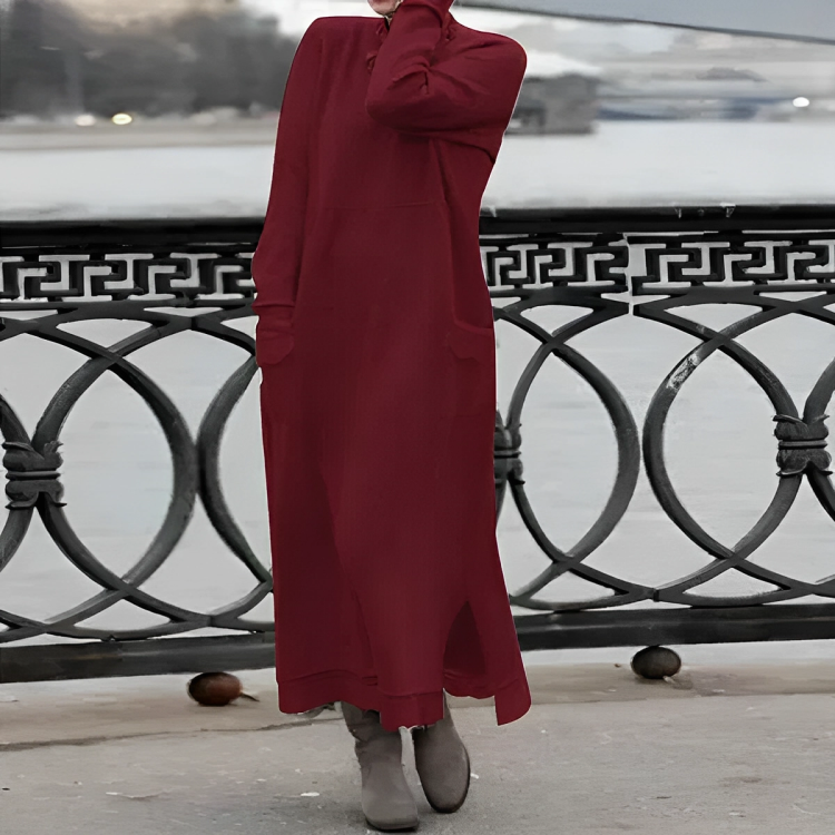Katie – Refined Cozy Seasonal Dress