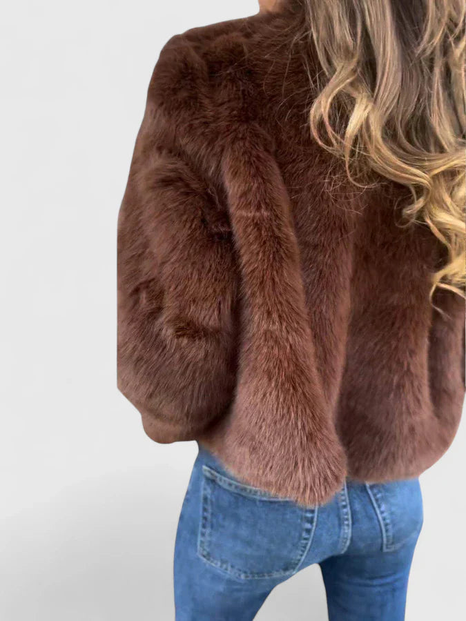 Cassia - Stylish Turtleneck Zipper Casual Jacket