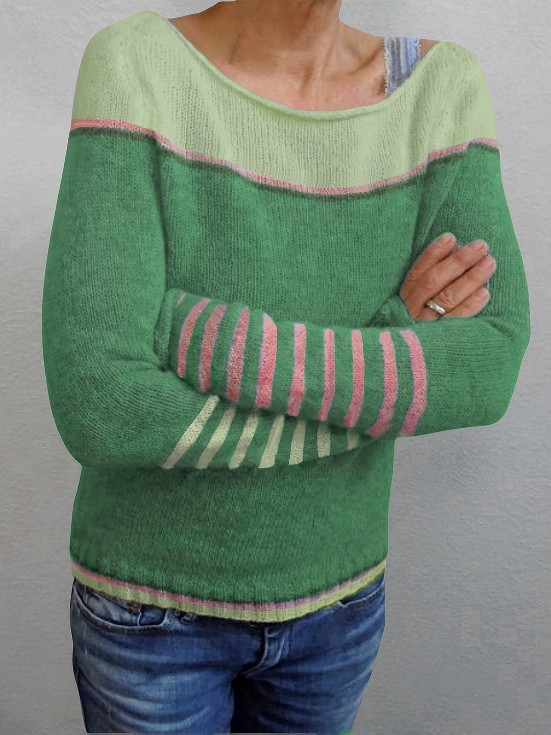 Catherine – Classic Striped Sweater