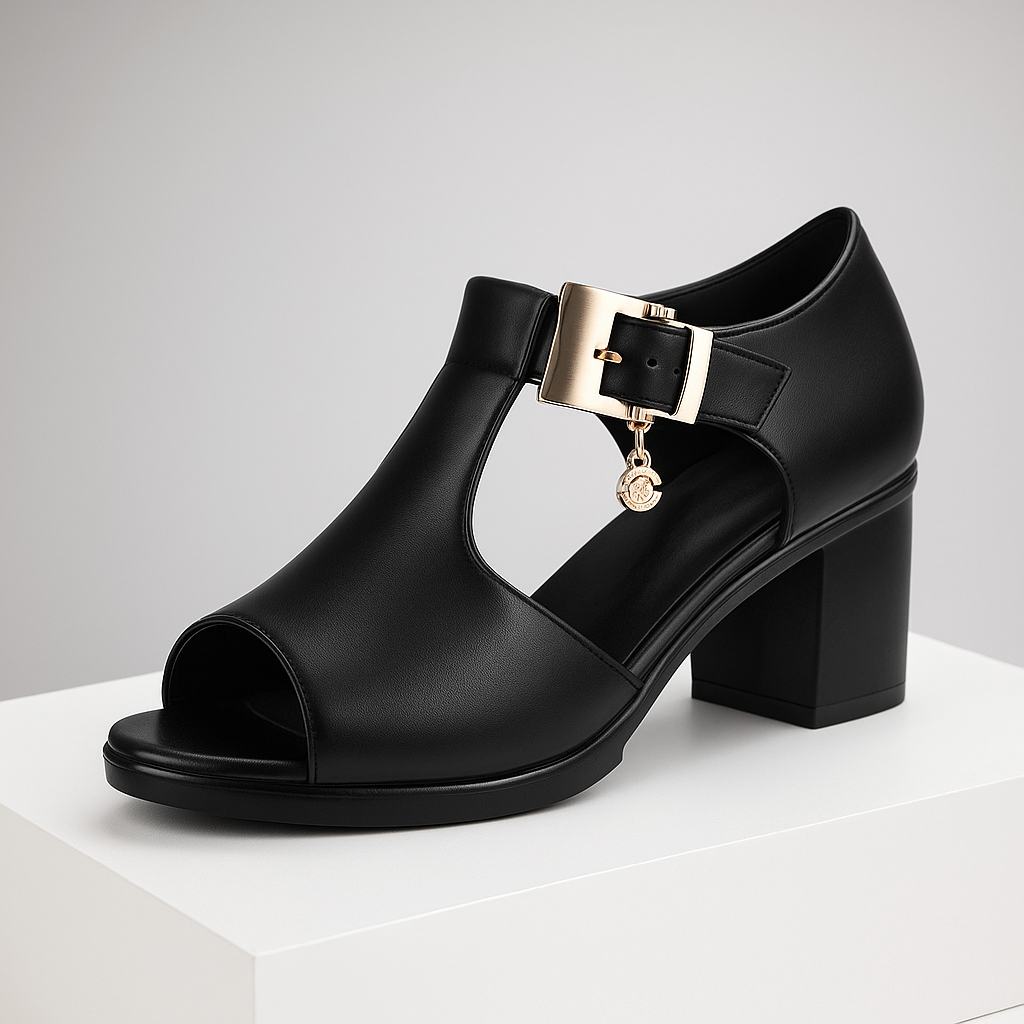 Mira - Elegant Open-Toe Heel