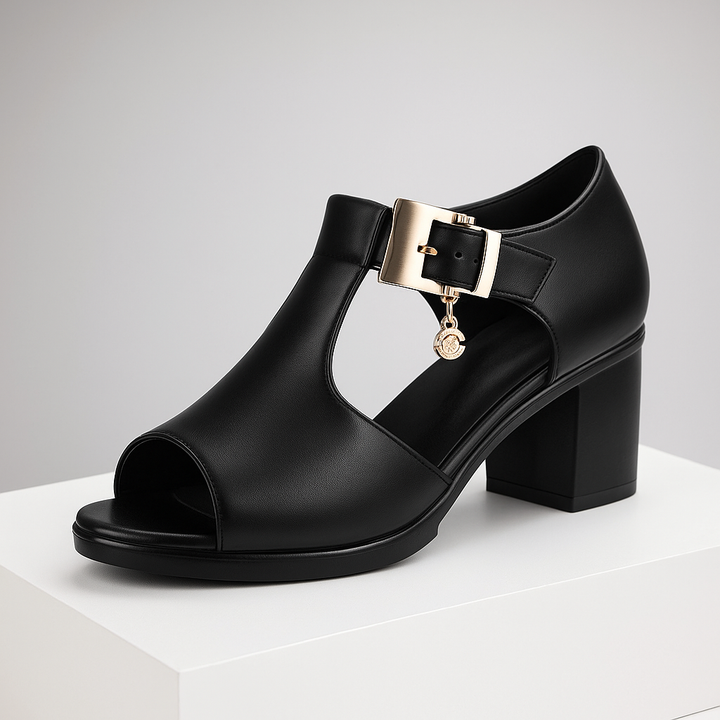 Mira - Elegant Open-Toe Heel