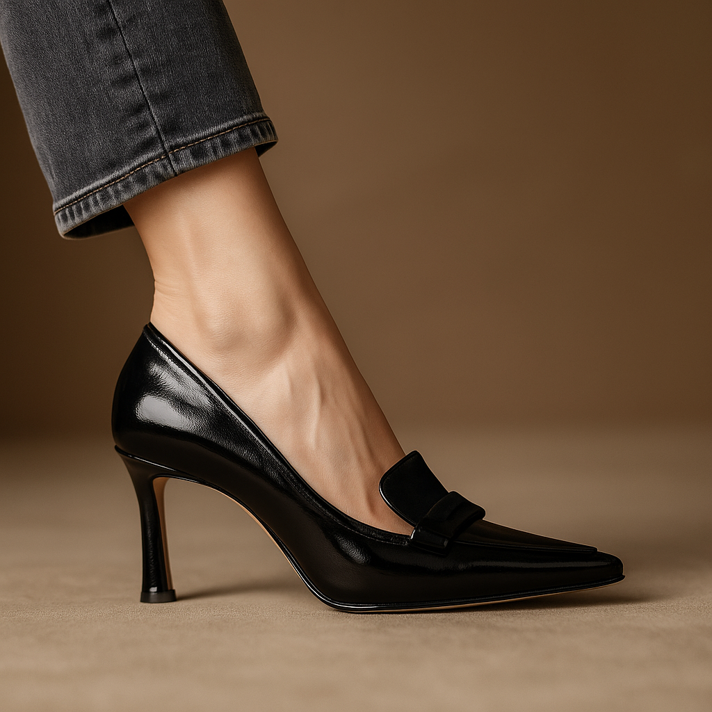 Sasha - Sleek Loafer Stilettos
