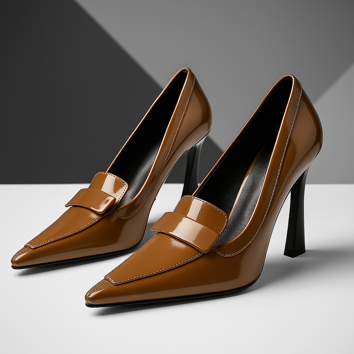 Sasha - Sleek Loafer Stilettos
