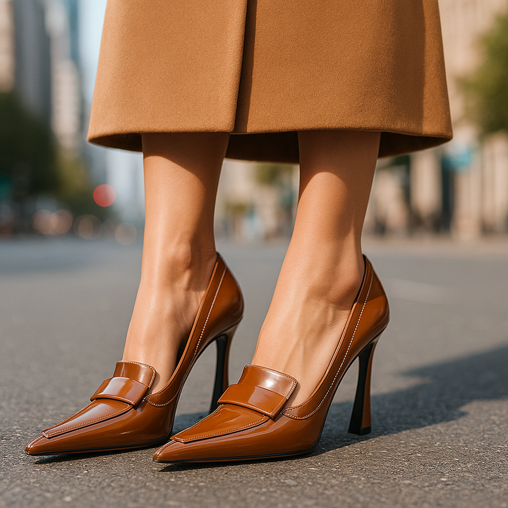 Sasha - Sleek Loafer Stilettos