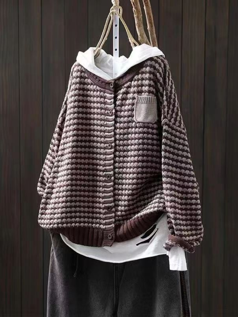 Selena - Festive Knit Cardigan