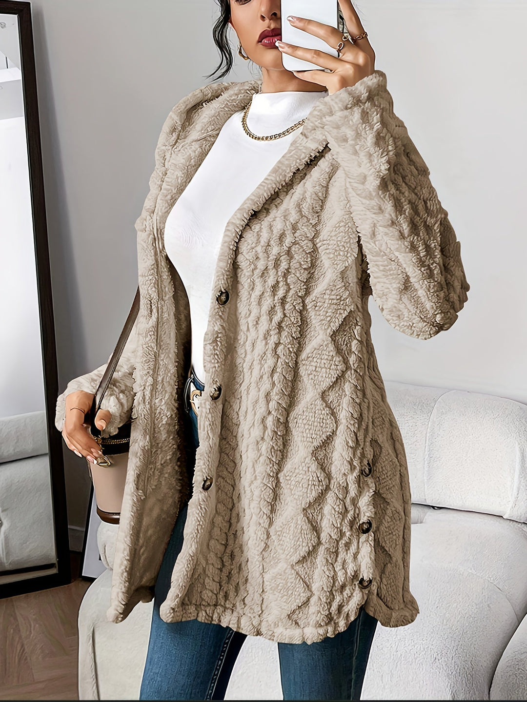 Miku – Cozy Hooded Cardigan