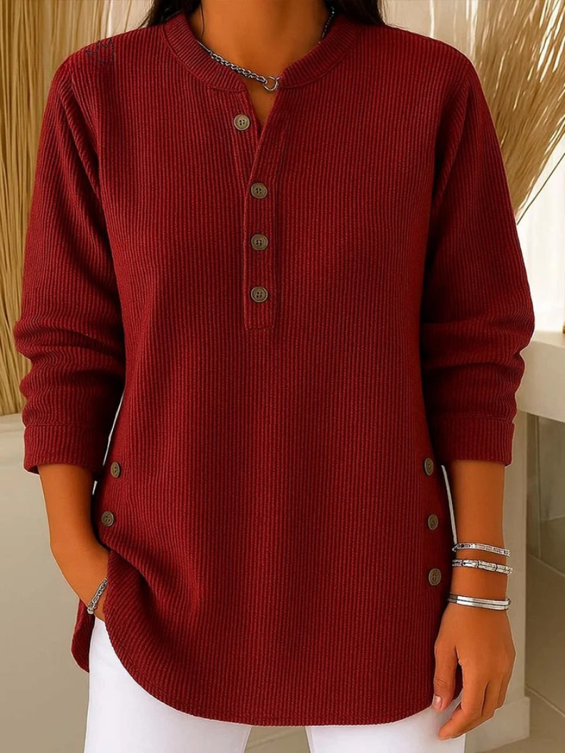 Eden - Button Henley Tunic