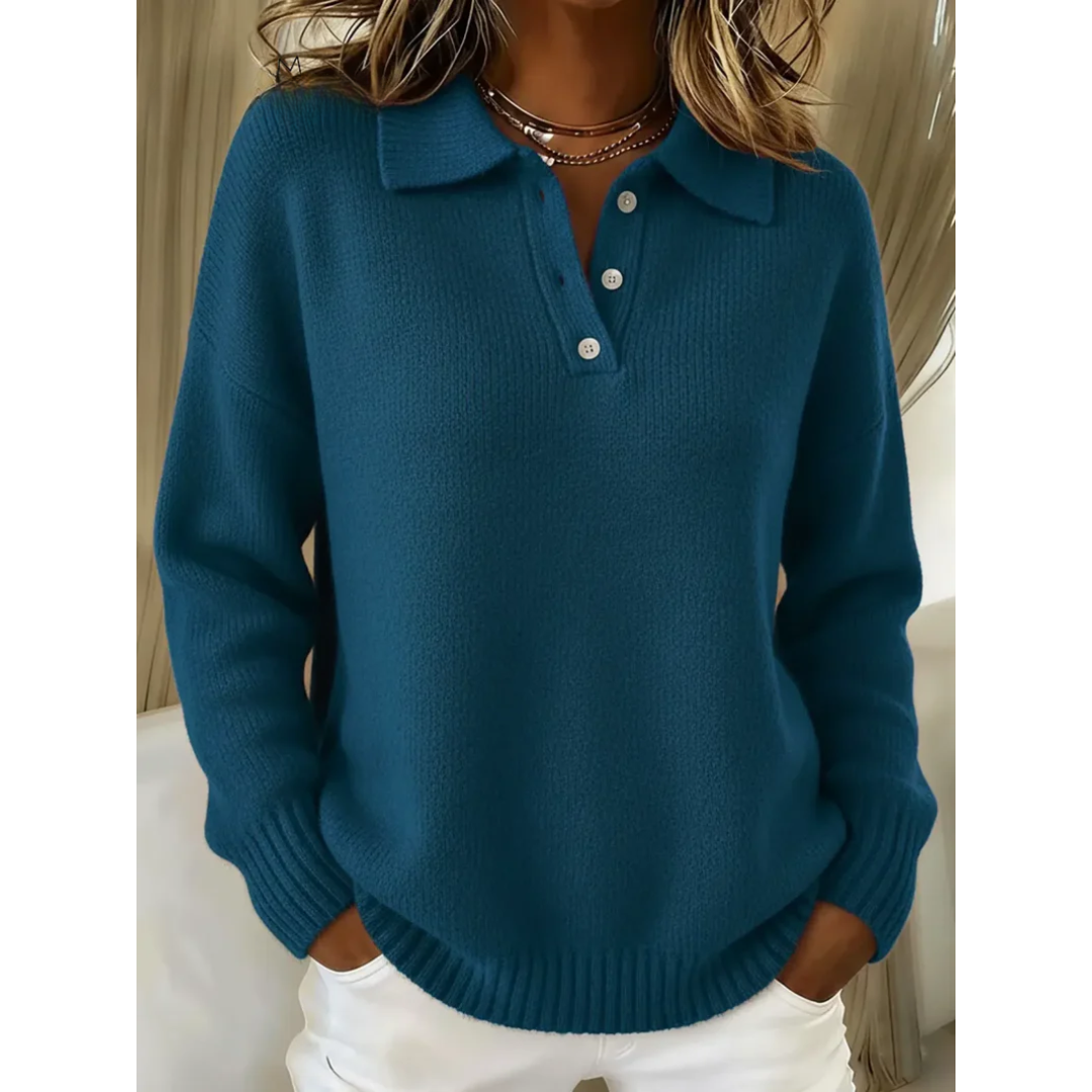 Harleth - Relaxed Polo Sweater