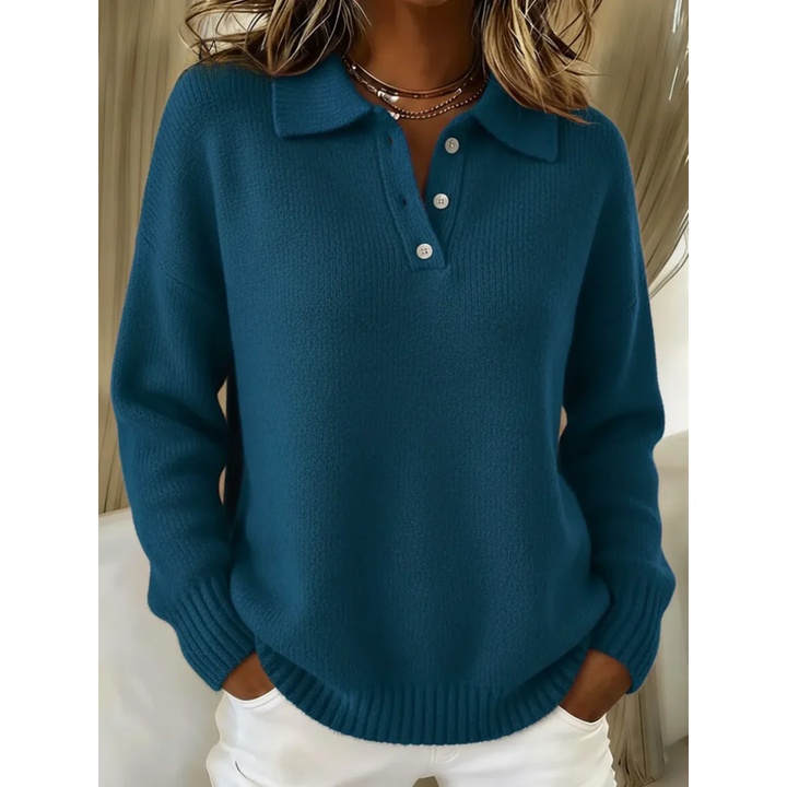 Harleth - Relaxed Polo Sweater
