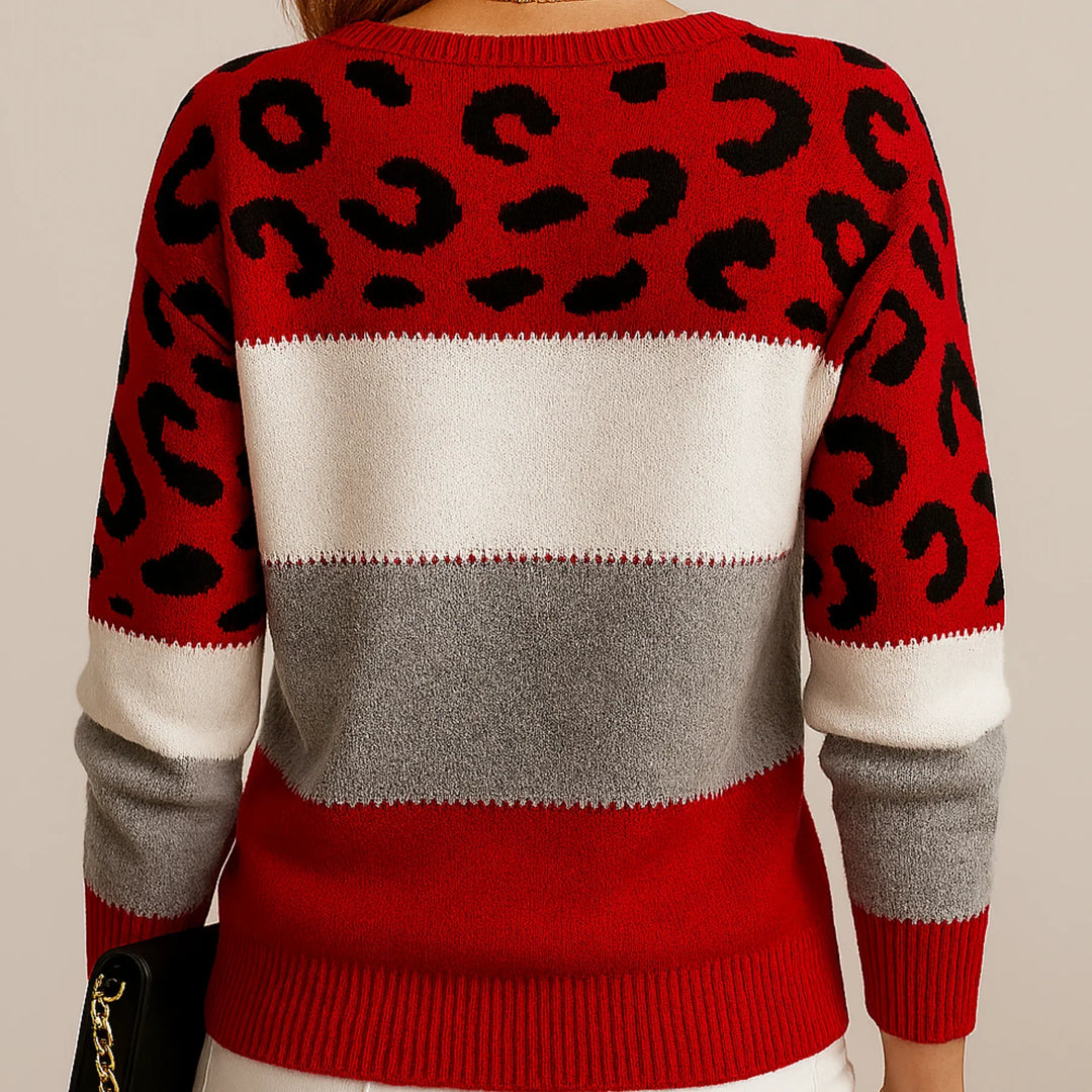 Analia – Trendy Leopard Sweater