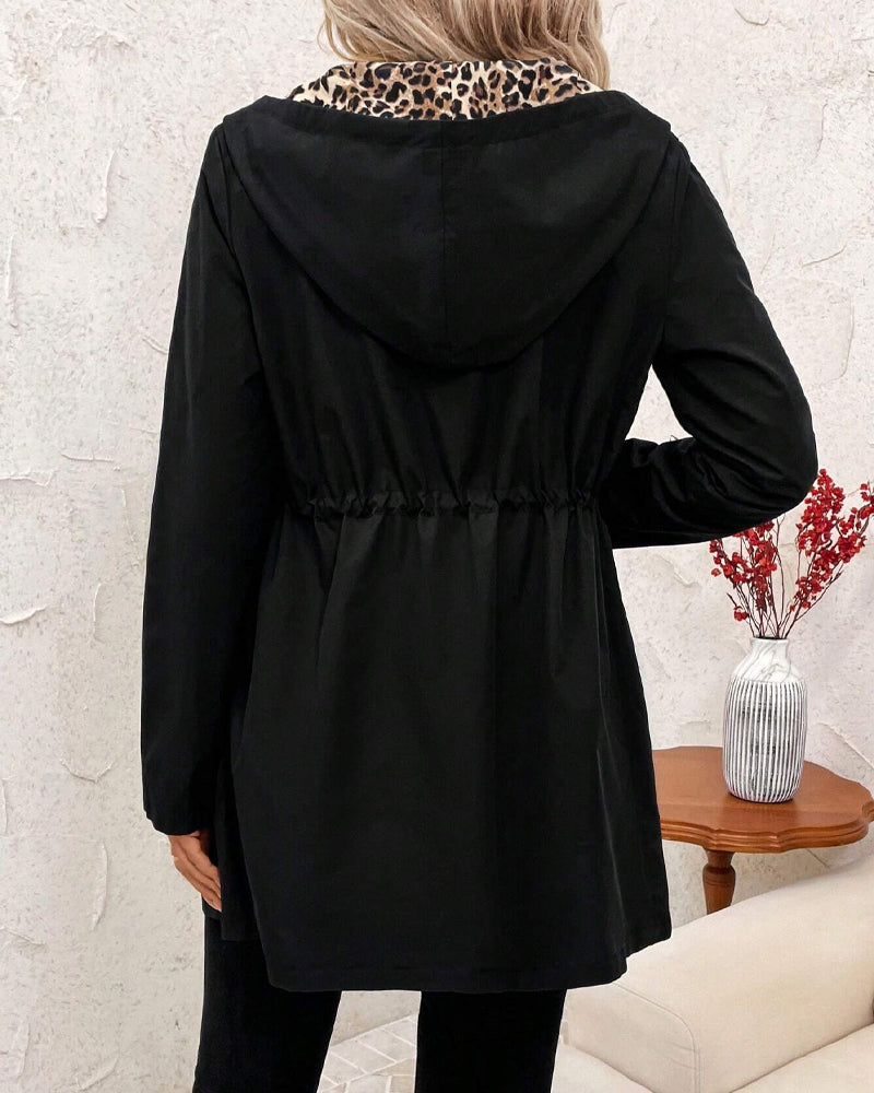 Clarien - Everyday Reversible Animal Print Coat