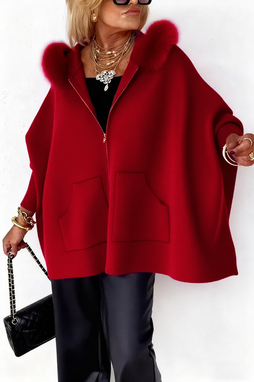 Felisse - Premium Coat with Fur Collar