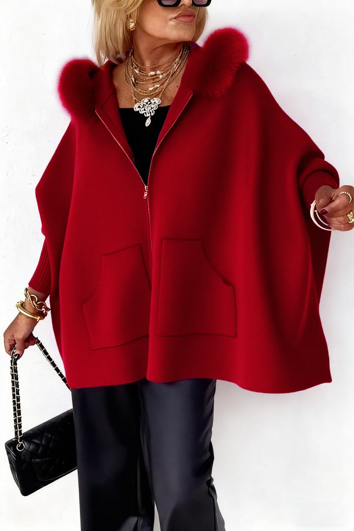 Felisse - Premium Coat with Fur Collar