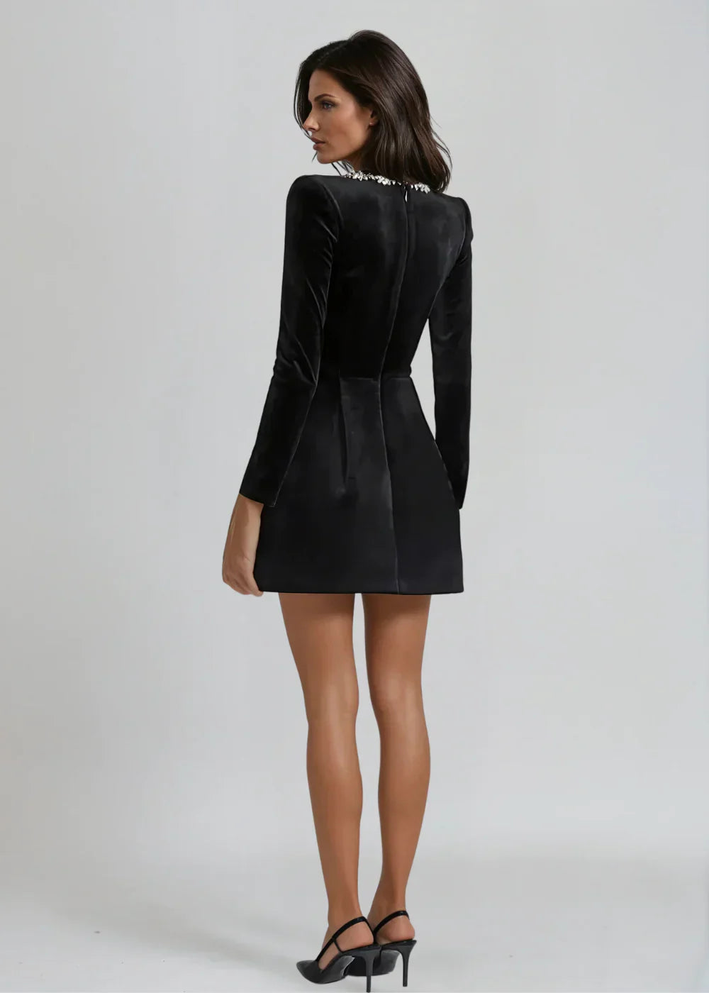 Zephira - Velvet Mini Dress