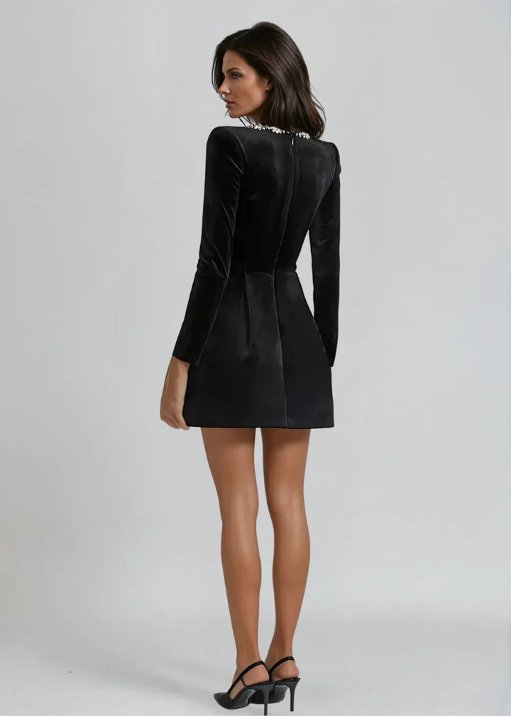 Zephira - Velvet Mini Dress